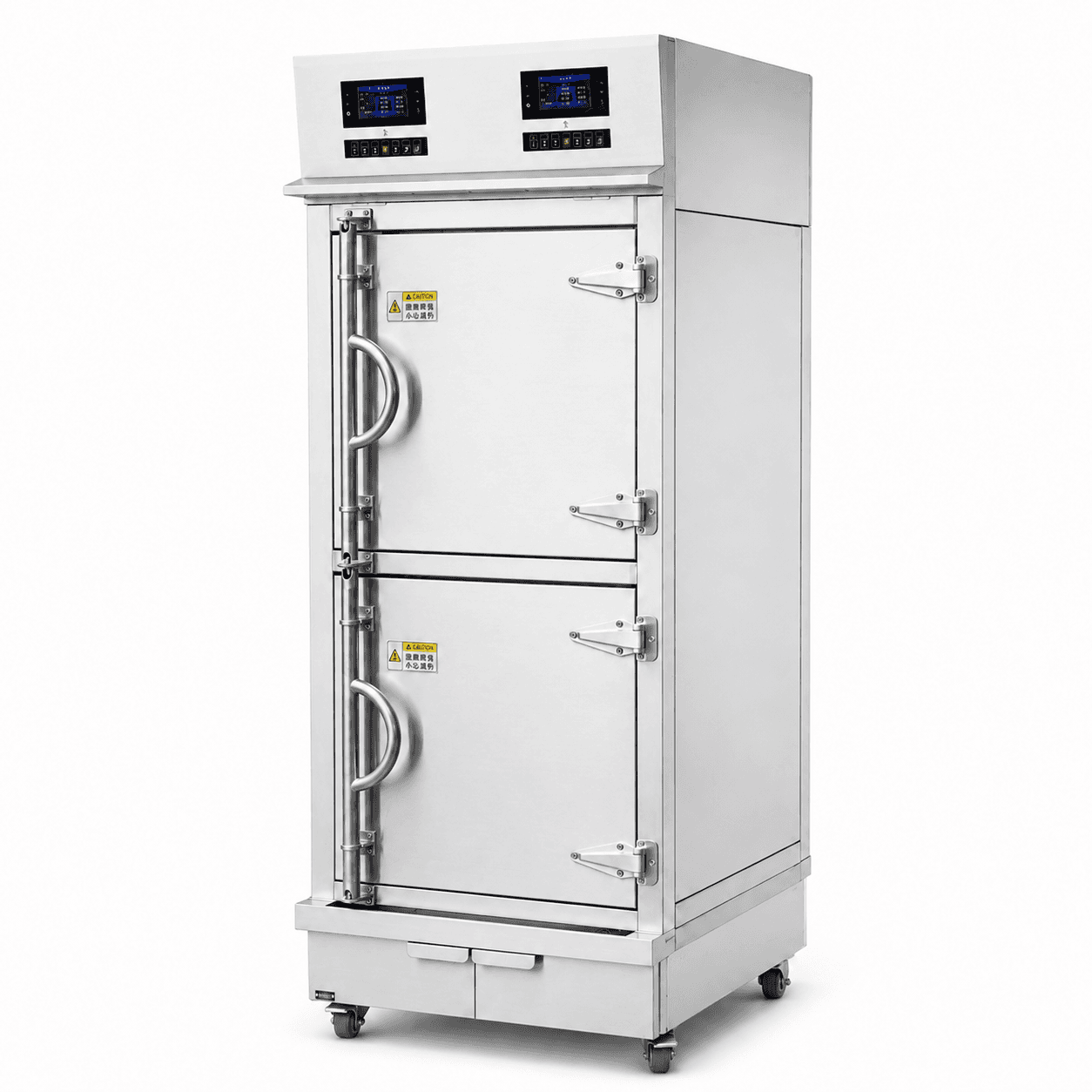 立式双门蒸柜 pzg-smzg-02 — 品至高科技商用厨房设备实拍图